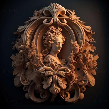 3D model rococo (STL)